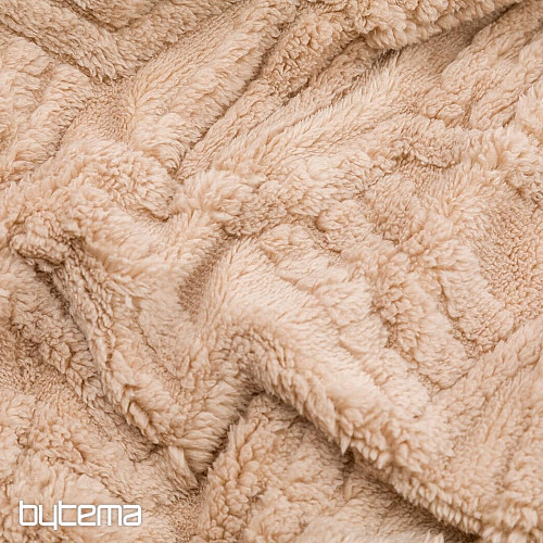 couverture Mouton LINKY CHOCOLAT 150 x 200