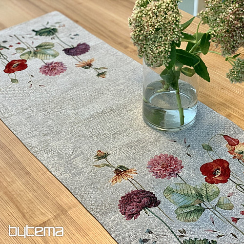 Nappe tapisserie et châle FLEURS DES PRÉS