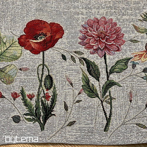 Nappe tapisserie et châle FLEURS DES PRÉS