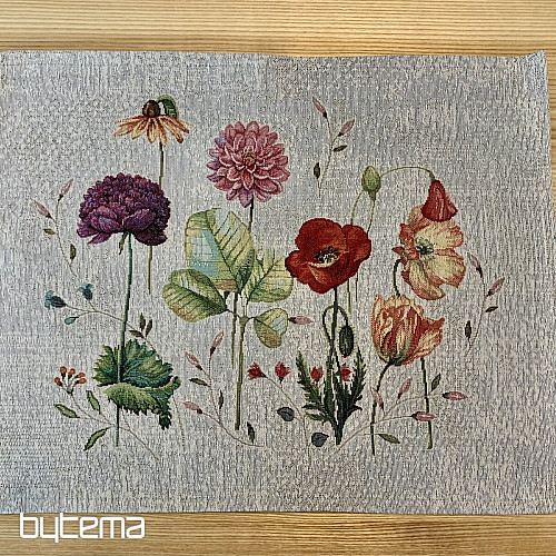 Nappe tapisserie et châle FLEURS DES PRÉS