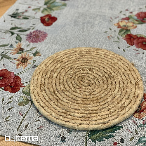 Nappe tapisserie et châle FLEURS DES PRÉS