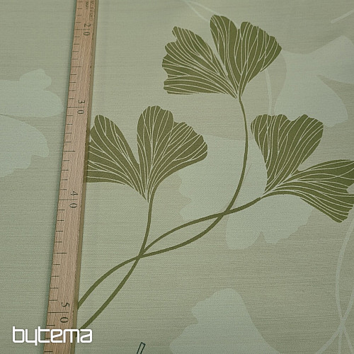 Tissu décoratif BLACKOUT 25 VERT GINK