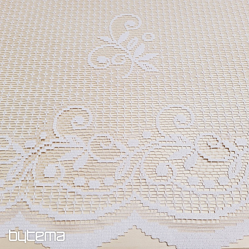 Rideau jacquard V 215 blanc