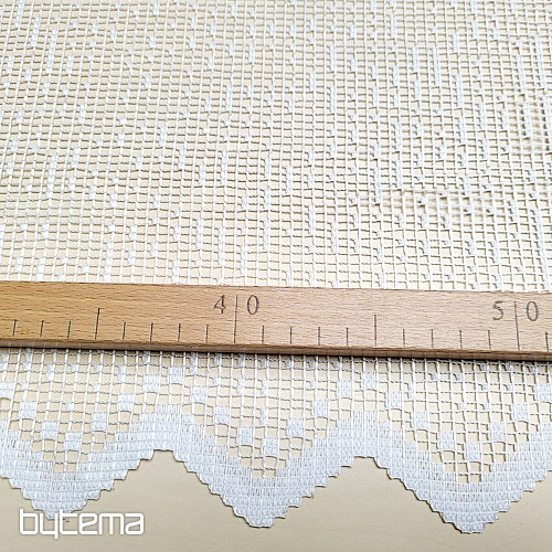 Rideau jacquard V 893 blanc