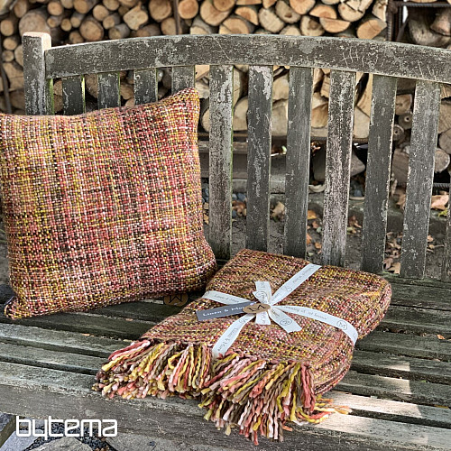 Plaid de luxe YARA CAMEL