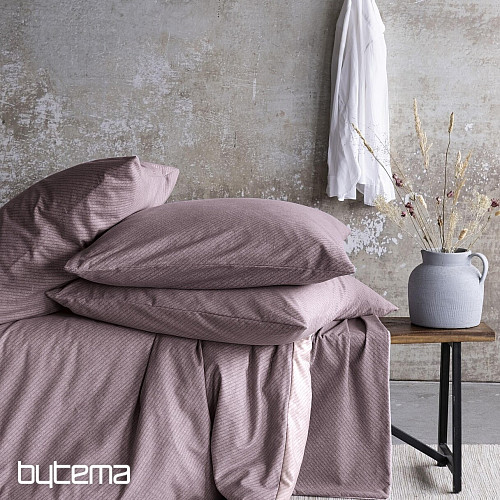 Literie de luxe en flanelle IRISETTE KOALA vieux rose