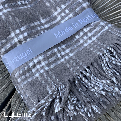Couverture KÁRO GRIS BEIGE