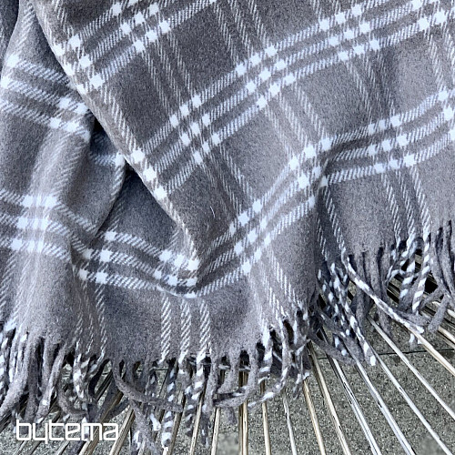 Couverture KÁRO GRIS BEIGE