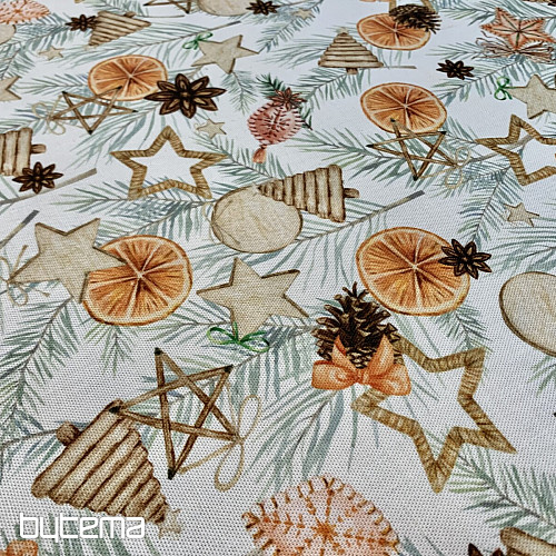 Nappe de Noël ORANGES SÉCHÉES