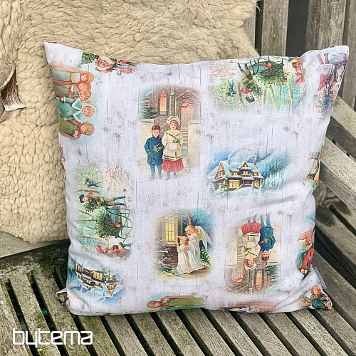 Housse de décoration de Noël ENFANTS EN HIVER