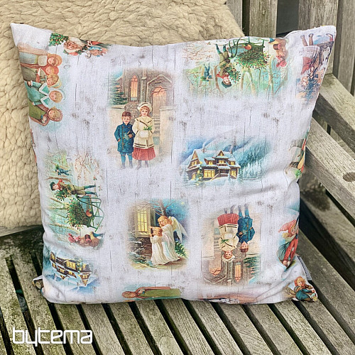 Housse de décoration de Noël ENFANTS EN HIVER