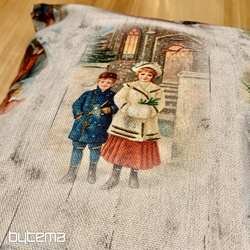 Housse de décoration de Noël ENFANTS EN HIVER