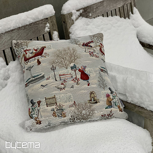 Tapisserie de Noël ENFANTS EN HIVER