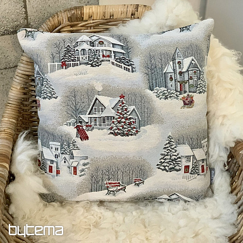 Couverture tapisserie de Noël PAYSAGE DE NOËL II