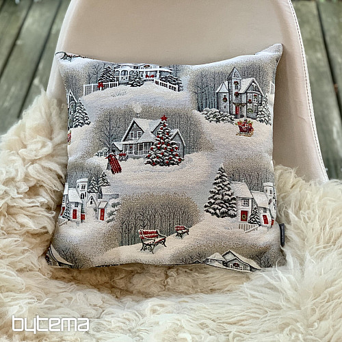 Couverture tapisserie de Noël PAYSAGE DE NOËL II
