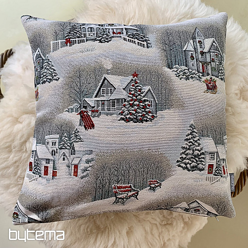 Couverture tapisserie de Noël PAYSAGE DE NOËL II