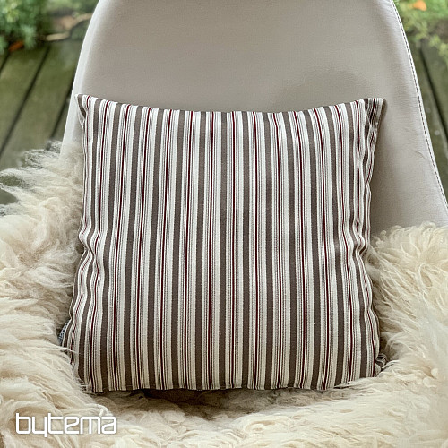 Housse de coussin déco TOSCANA VALERY 17 multi rayures