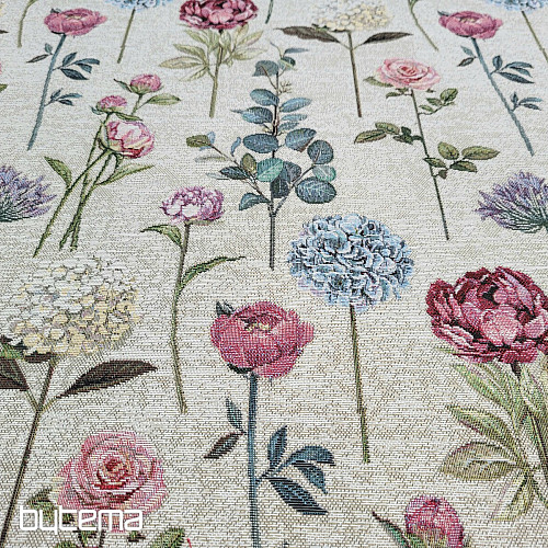 Tissu de tapisserie FLORES TIME