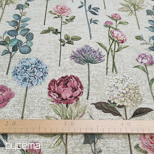 Tissu de tapisserie FLORES TIME