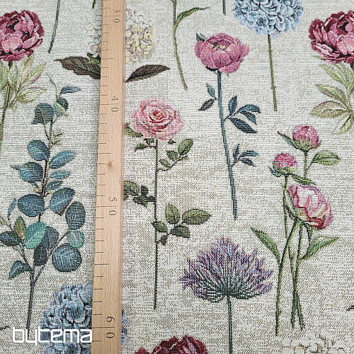 Tissu de tapisserie FLORES TIME