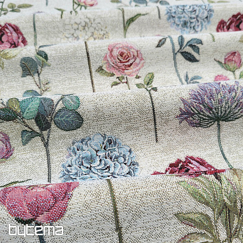 Tissu de tapisserie FLORES TIME