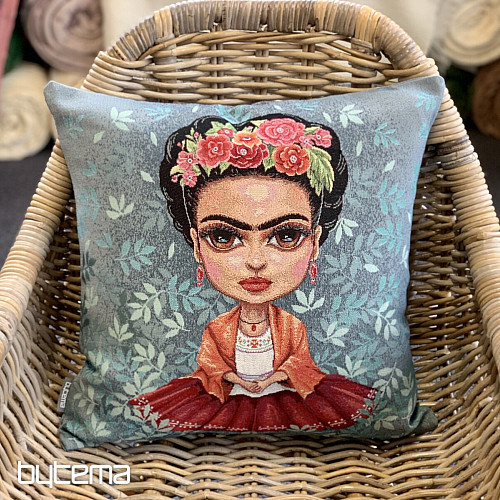 Housse de coussin tapisserie FRIDA KHALO