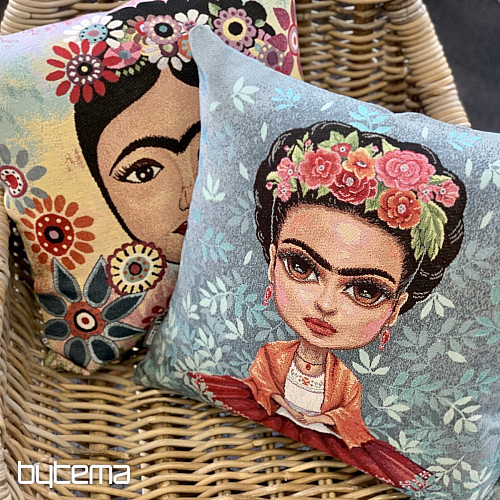 Housse de coussin tapisserie FRIDA KHALO