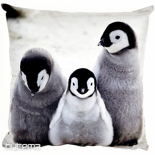 Housse de coussin décorative PINGOUINS