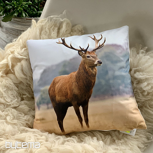 Housse de coussin déco CERF