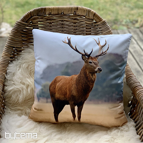 Housse de coussin déco CERF