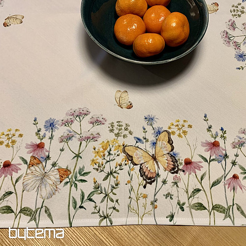 Nappe et écharpe PAPILLONS DES PRÉS