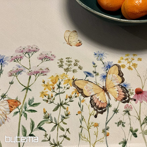 Nappe et écharpe PAPILLONS DES PRÉS
