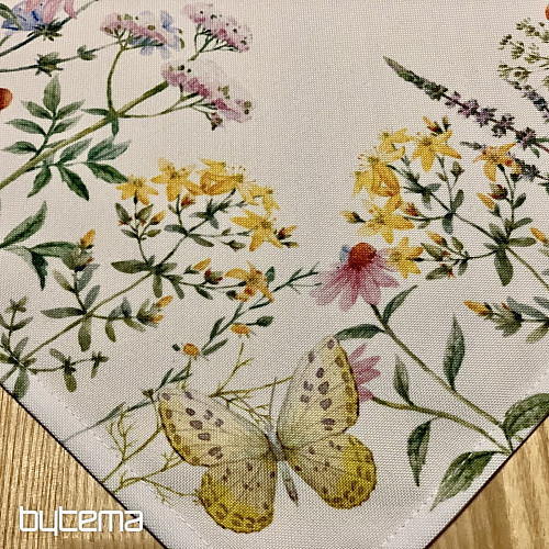 Nappe et écharpe PAPILLONS DES PRÉS