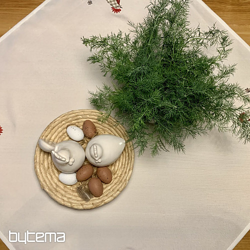 Nappe et écharpe brodées carreaux SLEPIČKA
