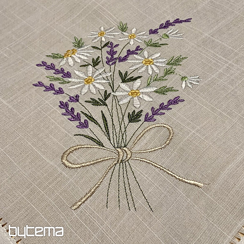 Nappe et châle brodés KYTICE KOPRETIN