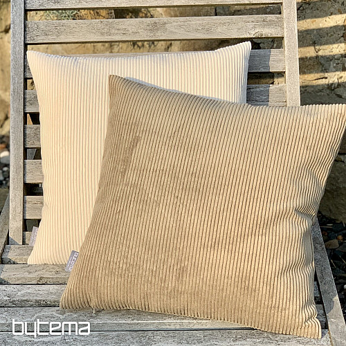 Housse de coussin déco DARVEN IVOIRE
