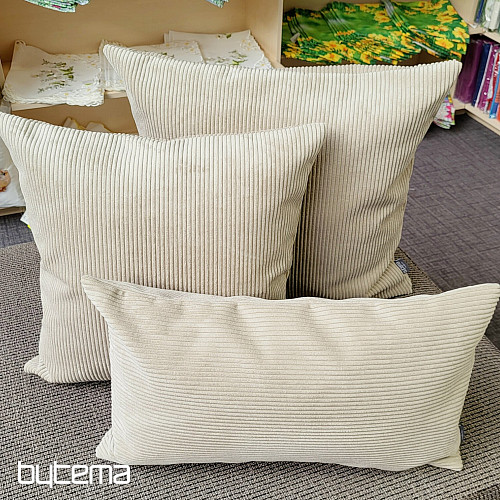 Housse de coussin déco DARVEN BEIGE