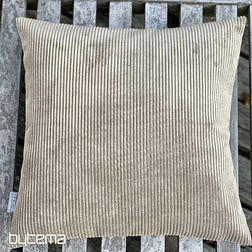 Housse de coussin décorative DARVEN TM. BEIGE