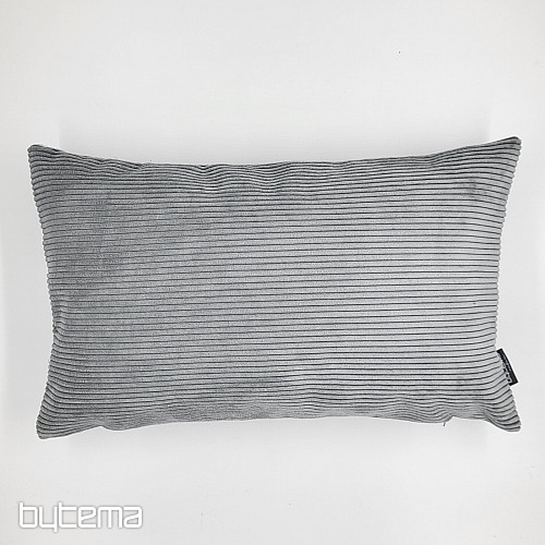 Housse de coussin déco DARVEN GRIS