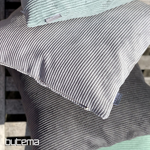 Housse de coussin déco DARVEN GRIS
