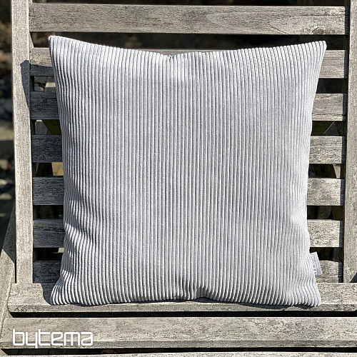 Housse de coussin déco DARVEN GRIS
