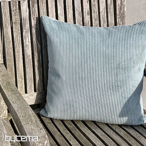 Housse de coussin déco DARVEN GRIS VERT