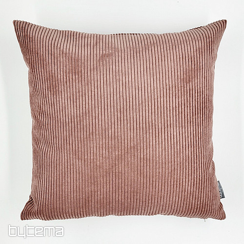 Housse de coussin déco DARVEN VIEUX ROSE