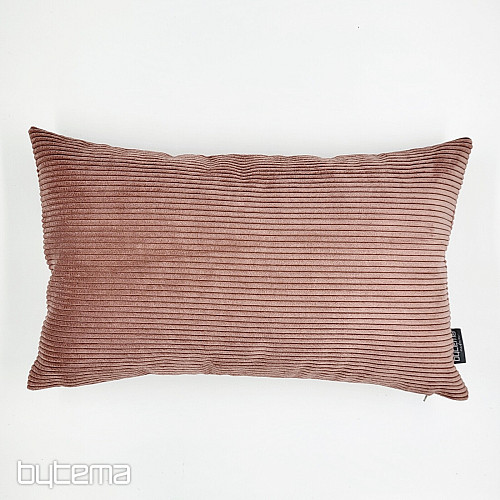 Housse de coussin déco DARVEN VIEUX ROSE