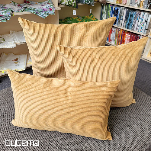 Housse de coussin déco DARVEN CAMEL