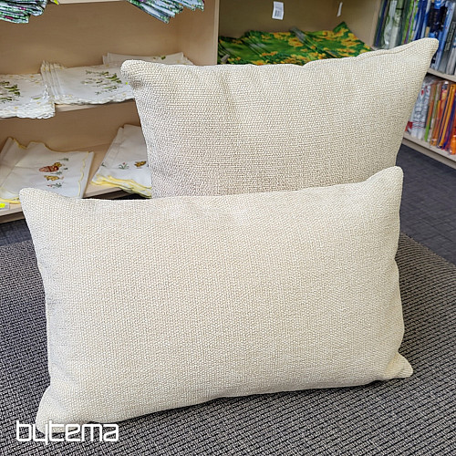 Housse de coussin déco SAIMA BEIGE