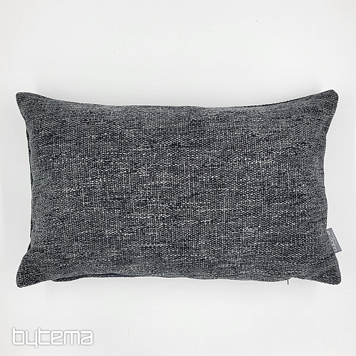 Housse de coussin décorative SAIMA ANTHRACITE