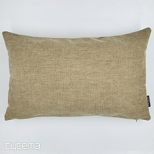 Housse de coussin décoratif DERBY CAPPUCCINO