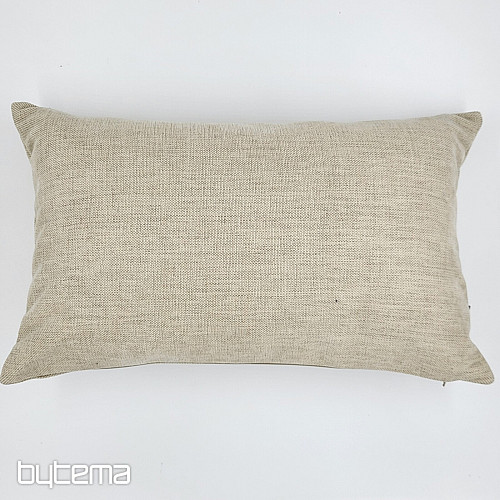 Housse de coussin déco DERBY BEIGE