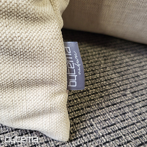 Housse de coussin déco DERBY BEIGE